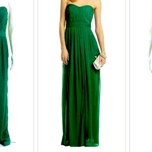 Badgley Mischka Flora Chiffon Gown